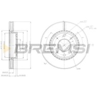CD7528V.JPG Kit Dischi E Pastiglie Freno 17.8mm Anteriori Kia Cerato Tre Volumi 2006-2009 1.6 S.f. Mando Ventilato