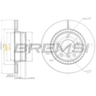 CD7549V.JPG Kit Dischi E Pastiglie Freno 17.3mm Posteriori Bmw 1 2006-2011 118d S.f. Ate Ventilato