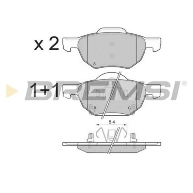 NEUTRO.jpg Kit Dischi E Pastiglie Freno 17mm Anteriori Honda Accord Vii 2004-2008 2.2i Ctdi S.f. Ate Ventilato
