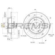 CD7558S.JPG Kit Dischi E Pastiglie Freno 15mm Posteriori Honda Civic Viii Hatchback 2005-2008 1.4 S.f. Lucas Girling Pieno