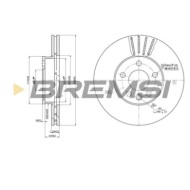 CD7559V.JPG Kit Dischi E Pastiglie Freno 30mm Anteriori Ford Galaxy 2003-2006 1.9 Tdi S.f. Knorr Ventilato