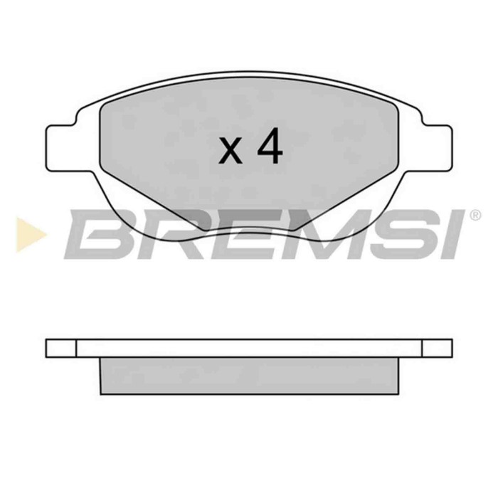 NEUTRO.jpg Kit Dischi E Pastiglie Freno 19mm Posteriori Citroën C3 Ii 2012-2016 1.0 Vti 68 S.f. Bendix-bosch Pieno