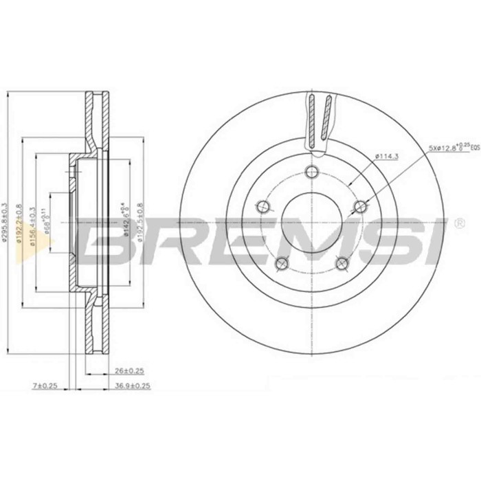 CD7589V.JPG Kit Dischi E Pastiglie Freno 30mm Anteriori Nissan Qashqai +2 I 2010-2013 1.5 Dci S.f. Knorr Ventilato