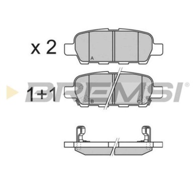 NEUTRO.jpg Kit Dischi E Pastiglie Freno 13.7mm Posteriori Nissan Qashqai +2 I 2010-2013 1.5 Dci S.f. Akebono Pieno