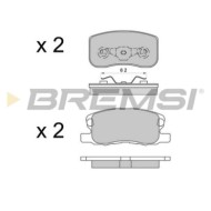 NEUTRO.jpg Kit Dischi E Pastiglie Freno 15.5mm Anteriori Mitsubishi Colt Vi 2004-2012 1.1 Lpg S.f. Akebono Ventilato