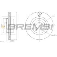 CD7624V.JPG Kit Dischi E Pastiglie Freno 29.8mm Anteriori Jeep Compass 2011-2016 2.0 S.f. Meritor Ventilato