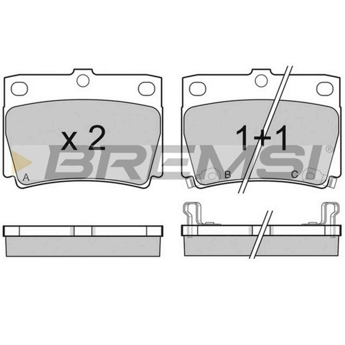 NEUTRO.jpg Kit Dischi E Pastiglie Freno 15mm Anteriori Mitsubishi Galloper 1998-2003 2.5 Td S.f. Sumitomo Ventilato