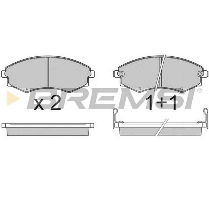 NEUTRO.jpg Kit Dischi E Pastiglie Freno 17mm Anteriori Hyundai Getz 2002-2005 1.6 S.f. Akebono Ventilato