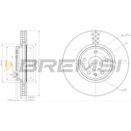 CD7664V.JPG Kit Dischi E Pastiglie Freno 18.4mm Anteriori Audi A4 2008-2015 2.0 Tfsi Quattro S.f. Lucas Girling Ventilato