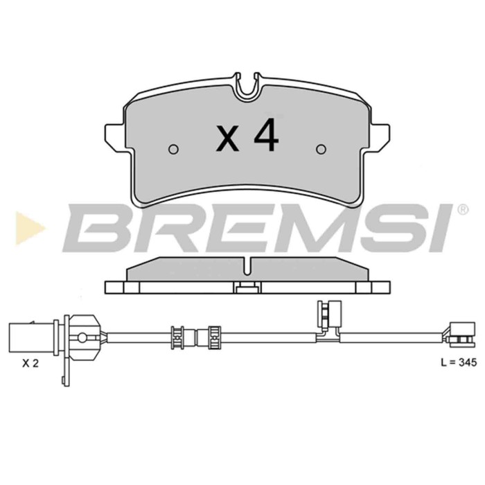 NEUTRO.jpg Kit Dischi E Pastiglie Freno 17mm Posteriori Audi A7 Sportback 2010-2015 3.0 Tdi S.f. Trw Pieno