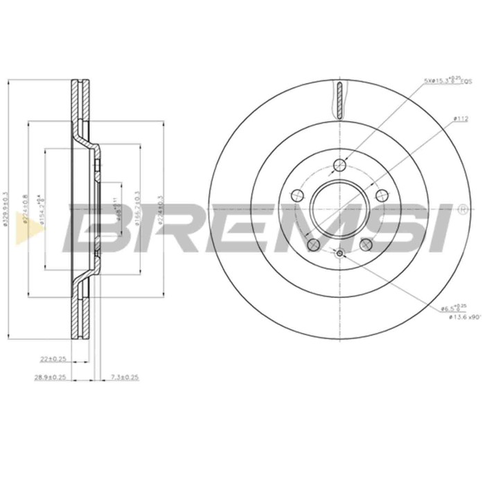 CD7667V.JPG Kit Dischi E Pastiglie Freno 17.5mm Posteriori Audi A5 Sportback 2009-2014 2.0 Tfsi S.f. Trw Ventilato