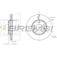 CD7728V.JPG Kit Dischi E Pastiglie Freno 28.2mm Anteriori Renault Megane Cc 2011-2015 1.6 Dci S.f. Lucas Ventilato