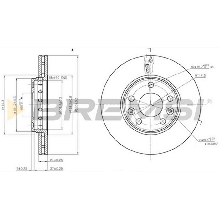CD7728V.JPG Kit Dischi E Pastiglie Freno 30mm Anteriori Renault Fluence 2012-2024 Z.e S.f. Knorr Ventilato