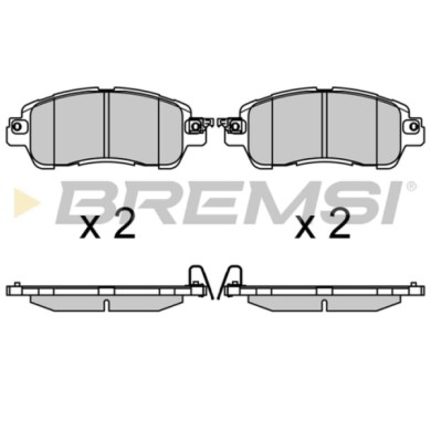 NEUTRO.jpg Kit Dischi E Pastiglie Freno 15.4mm Anteriori Mazda 2 2014-2017 1.5 S.f. Akebono Ventilato