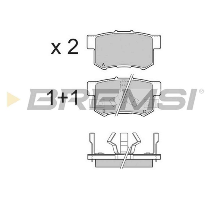 NEUTRO.jpg Kit Dischi E Pastiglie Freno 15.3mm Posteriori Honda Accord Viii 2008-2015 2.4i S.f. Akebono Pieno