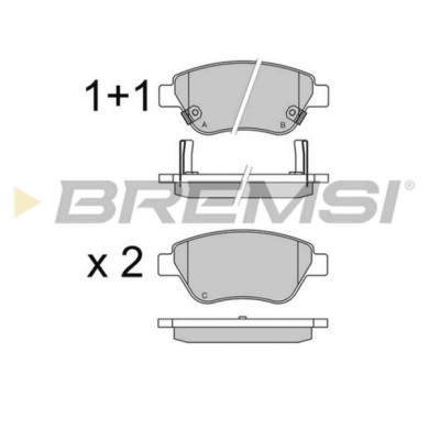 NEUTRO.jpg Kit Dischi E Pastiglie Freno 18mm Anteriori Opel Adam 2013-2018 1.4 Lpg S.f. Bendix-bosch Pieno