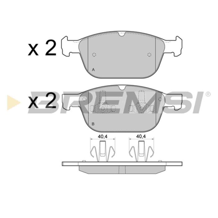 NEUTRO.jpg Kit Dischi E Pastiglie Freno 19.7mm Anteriori Volvo Xc60 2008-2010 T6 Awd S.f. Ate Ventilato