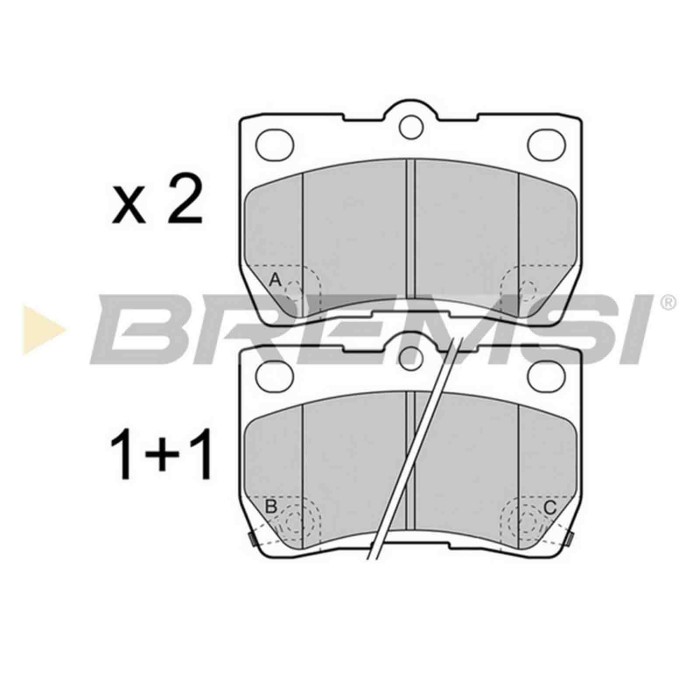 NEUTRO.jpg Kit Dischi E Pastiglie Freno 15.5mm Posteriori Lexus Is Ii 2005-2013 250 S.f. Nbk Pieno