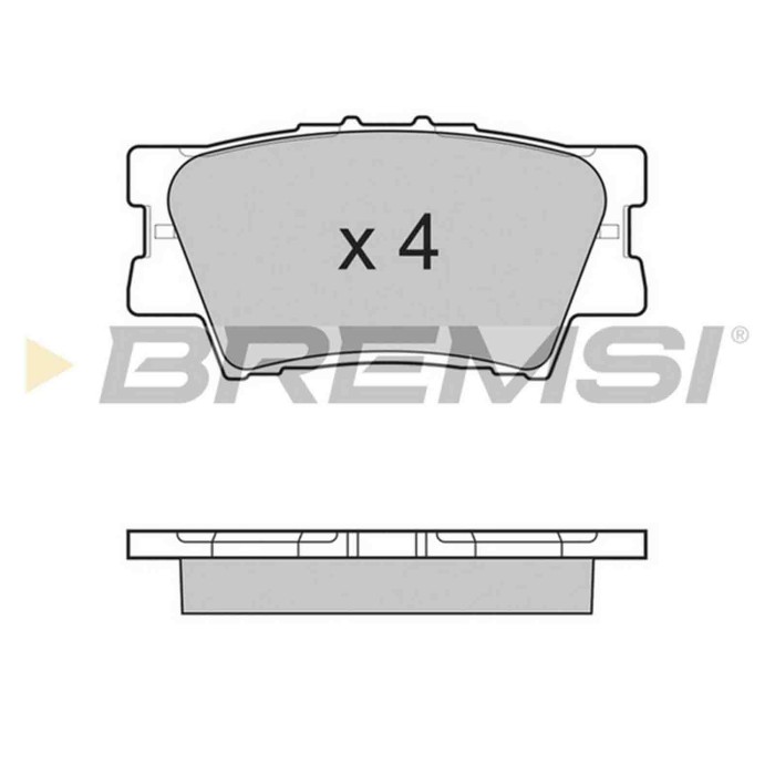 NEUTRO.jpg Kit Dischi E Pastiglie Freno 15.4mm Posteriori Toyota Rav 4 Iii 2006-2013 2.0 4wd S.f. Akebono Pieno