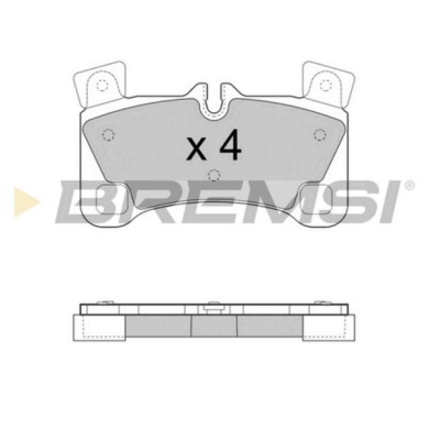 NEUTRO.jpg Kit Dischi E Pastiglie Freno 16.6mm Posteriori Audi Q7 2011-2015 3.0 Tfsi Quattro S.f. Brembo Ventilato