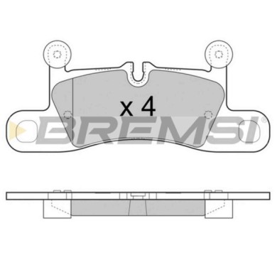NEUTRO.jpg Kit Dischi E Pastiglie Freno 17.2mm Posteriori Porsche Cayenne 2010-2024 4.8 Turbo S.f. Brembo Ventilato