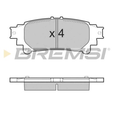 NEUTRO.jpg Kit Dischi E Pastiglie Freno 15.2mm Posteriori Toyota Verso 2009-2018 1.8 S.f. Akebono Pieno