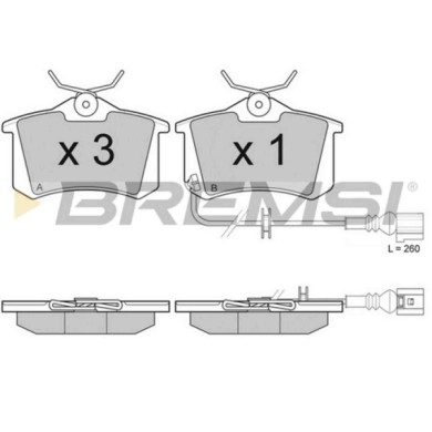 NEUTRO.jpg Kit Dischi E Pastiglie Freno 17mm Posteriori Seat Leon 2009-2012 2.0 Tfsi S.f. Lucas Girling Pieno