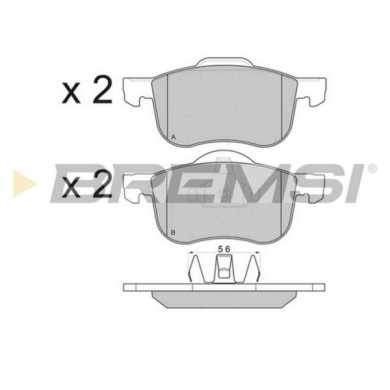 NEUTRO.jpg Kit Dischi E Pastiglie Freno 18.6mm Anteriori Volvo S80 I 1998-2006 2.9 S.f. Ate Ventilato
