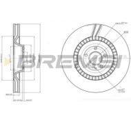 CD7899V.JPG Kit Dischi E Pastiglie Freno 20.3mm Anteriori Audi A6 2006-2011 S6 Quattro S.f. Ate Ventilato
