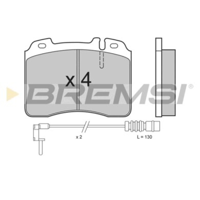 NEUTRO.jpg Kit Dischi E Pastiglie Freno 17.5mm Anteriori Mercedes-benz Sl 1998-2001 500 S.f. Ate Ventilato