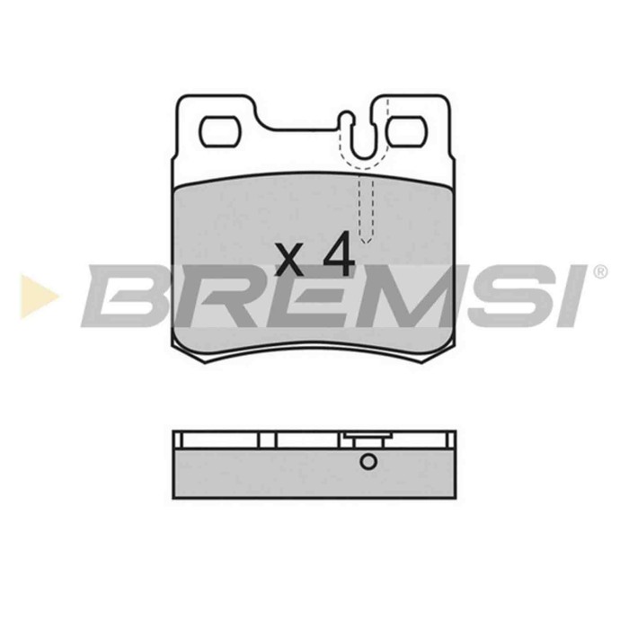 NEUTRO.jpg Kit Dischi E Pastiglie Freno 15.2mm Posteriori Mercedes-benz Sl 1993-2001 280 S.f. Ate Ventilato