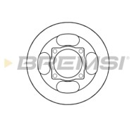 CD7917S.JPG Kit Dischi E Pastiglie Freno Anteriori Ligier Ambra 1996-2006 0.5 Pieno