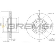 CD7956V.JPG Kit Dischi E Pastiglie Freno 16mm Anteriori Alfa Romeo Giulietta 2010-2020 1.4 Tb S.f. Brembo Ventilato