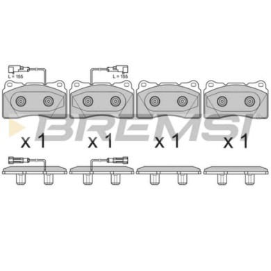 NEUTRO.jpg Kit Dischi E Pastiglie Freno 16mm Anteriori Alfa Romeo Giulietta 2010-2020 1.4 Tb S.f. Brembo Ventilato
