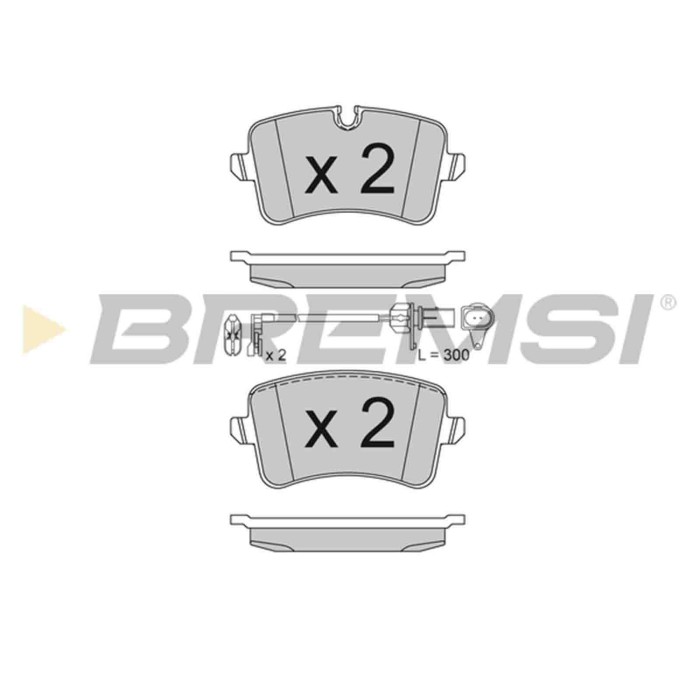 NEUTRO.jpg Kit Dischi E Pastiglie Freno 17.4mm Posteriori Audi A6 2014-2018 1.8 Tfsi S.f. Trw Ventilato