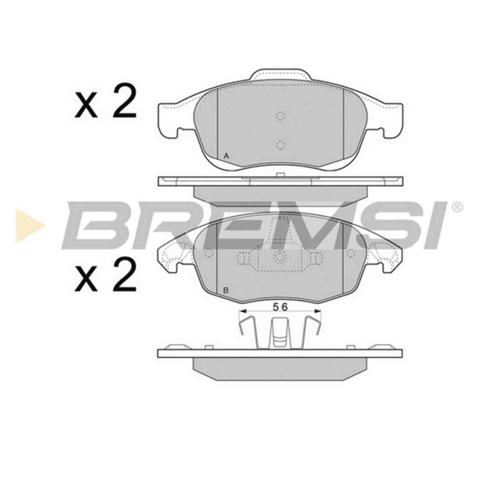 NEUTRO.jpg Kit Dischi E Pastiglie Freno Anteriori Citroën Ds5 2013-2015 1.6 Hdi S.f. Ate Ventilato