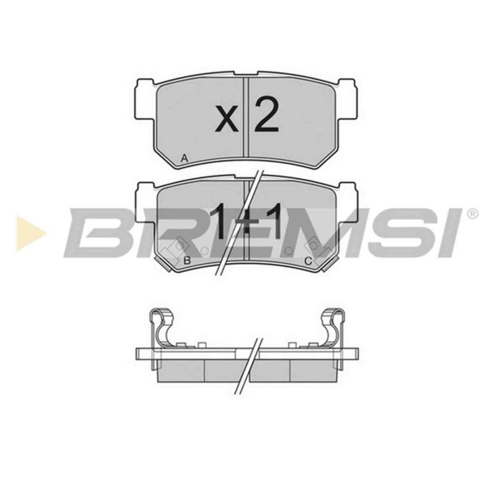 NEUTRO.jpg Kit Dischi E Pastiglie Freno 15mm Posteriori Ssangyong Kyron 2010-2014 2.0 Xdi 4x4 S.f. Mando Ventilato