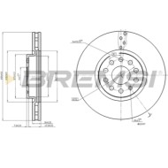CD8016V.JPG Kit Dischi E Pastiglie Freno 20mm Anteriori Seat Alhambra 2015-2018 2.0 Tdi S.f. Trw Ventilato