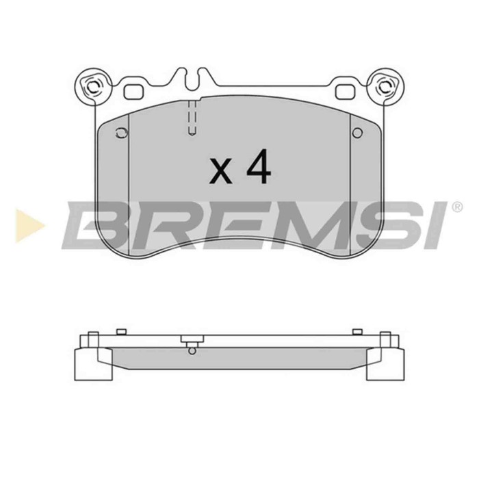 NEUTRO.jpg Kit Dischi E Pastiglie Freno 15mm Anteriori Mercedes-benz Slc 2016-2024 200 S.f. Bendix Ventilato