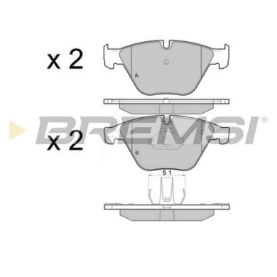 NEUTRO.jpg Kit Dischi E Pastiglie Freno Anteriori Bmw 5 2010-2011 530d S.f. Ate Ventilato