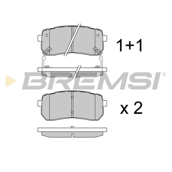 NEUTRO.jpg Kit Dischi E Pastiglie Freno 14.9mm Posteriori Hyundai H-1 Cargo 2008-2024 2.5 Crdi S.f. Mando Ventilato