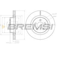 CD8145V.JPG Kit Dischi E Pastiglie Freno 16mm Anteriori Jeep Compass 2006-2016 2.4 S.f. Akebono Ventilato