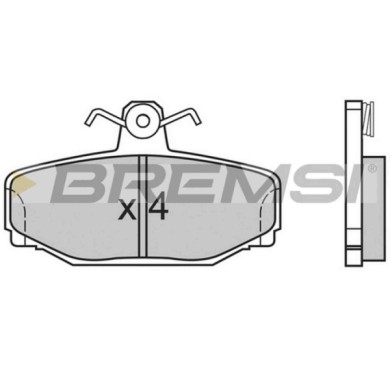 NEUTRO.jpg Kit Dischi E Pastiglie Freno 13mm Posteriori Volvo S90 I 1997-1998 2.9 S.f. Lucas Girling Pieno