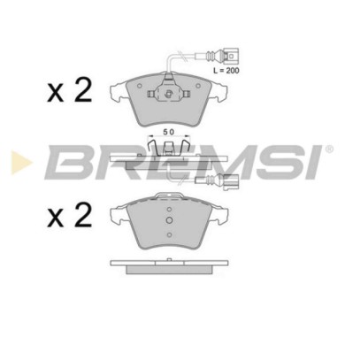NEUTRO.jpg Kit Dischi E Pastiglie Freno 18.5mm Anteriori Volkswagen Multivan V 2009-2015 2.0 Bitdi S.f. Ate Ventilato