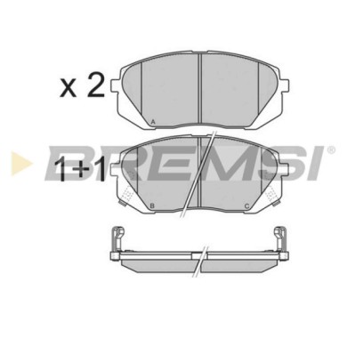 NEUTRO.jpg Kit Dischi E Pastiglie Freno 16.6mm Anteriori Hyundai Kona 2017-2023 1.0 T-gdi S.f. Mando Ventilato