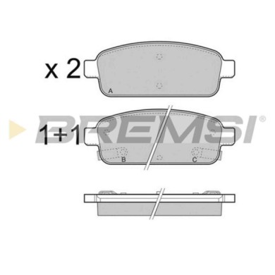 NEUTRO.jpg Kit Dischi E Pastiglie Freno 16.3mm Posteriori Opel Zafira Tourer C 2011-2024 1.4 Lpg S.f. Bosch Ventilato