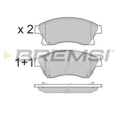 NEUTRO.jpg Kit Dischi E Pastiglie Freno 18.8mm Anteriori Opel Astra J Gtc 2011-2013 1.4 S.f. Bosch Ventilato