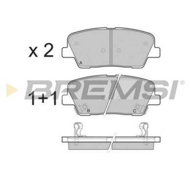NEUTRO.jpg Kit Dischi E Pastiglie Freno 15.5mm Posteriori Hyundai Elantra Tre Volumi 2011-2015 1.6 S.f. Mando Pieno