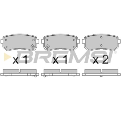 NEUTRO.jpg Kit Dischi E Pastiglie Freno 15.5mm Posteriori Kia Soul Ii 2014-2018 1.6 Crdi 128 S.f. Mando Pieno