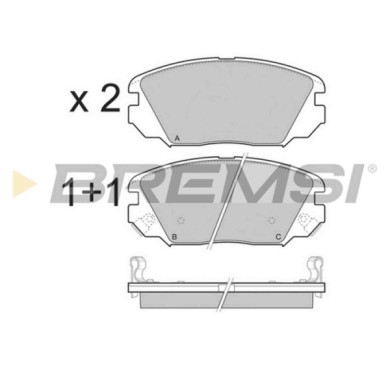 NEUTRO.jpg Kit Dischi E Pastiglie Freno 17.5mm Anteriori Hyundai Grandeur 2011-2016 2.4 16v S.f. Mando Ventilato